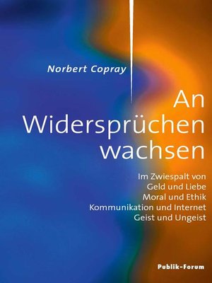 cover image of Norbert Copray, an Widersprüchen wachsen